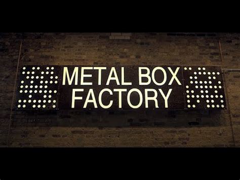 metal box in factory|metal box factory southwark.